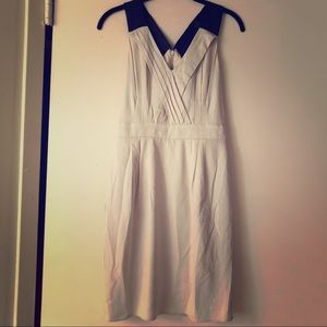 Silk blend. Black and beige BANANA REPUBLIC dress.